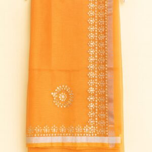 Pure Kota Doria Saree with jari weaving