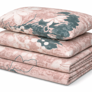 Green Floral – 210 TC 100% Cotton Printed Double Bedsheet